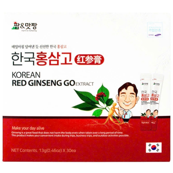 Chiết Xuất Hồng Sâm Hàn Quốc Red GinSeng Go - hộp 30 gói