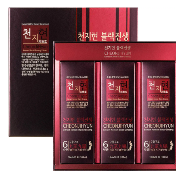 Tinh chất Hắc sâm cao cấp nguyên chất Cheon Ji Hyun (Hộp 30 gói x 10ml)