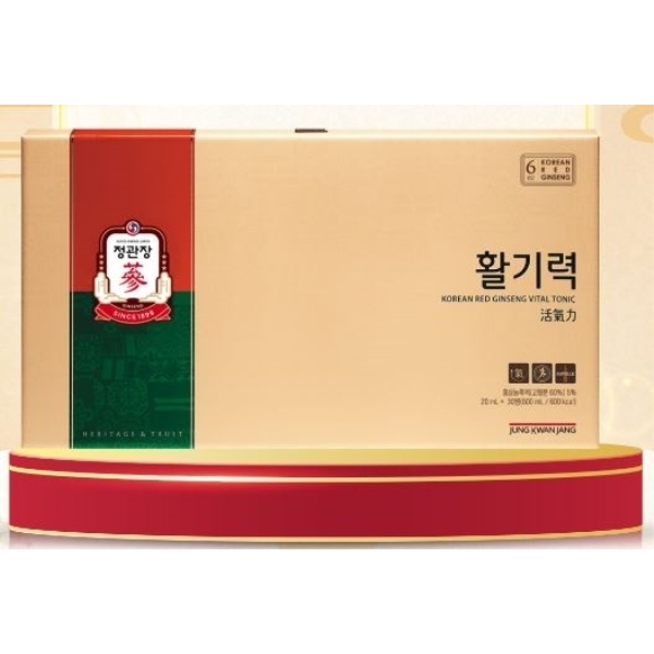 Nước Uống Hồng Sâm KGC- Korean Red Ginseng Vital Tonic (Hwal Gi Ruk)  (20ml x 30 Ống)